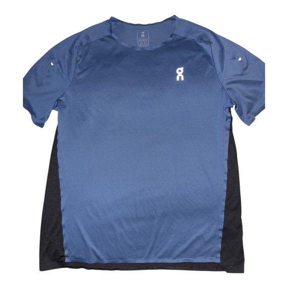 On Cloud Running Blue Performance T Tee Shirt XL - Picture 1 of 4